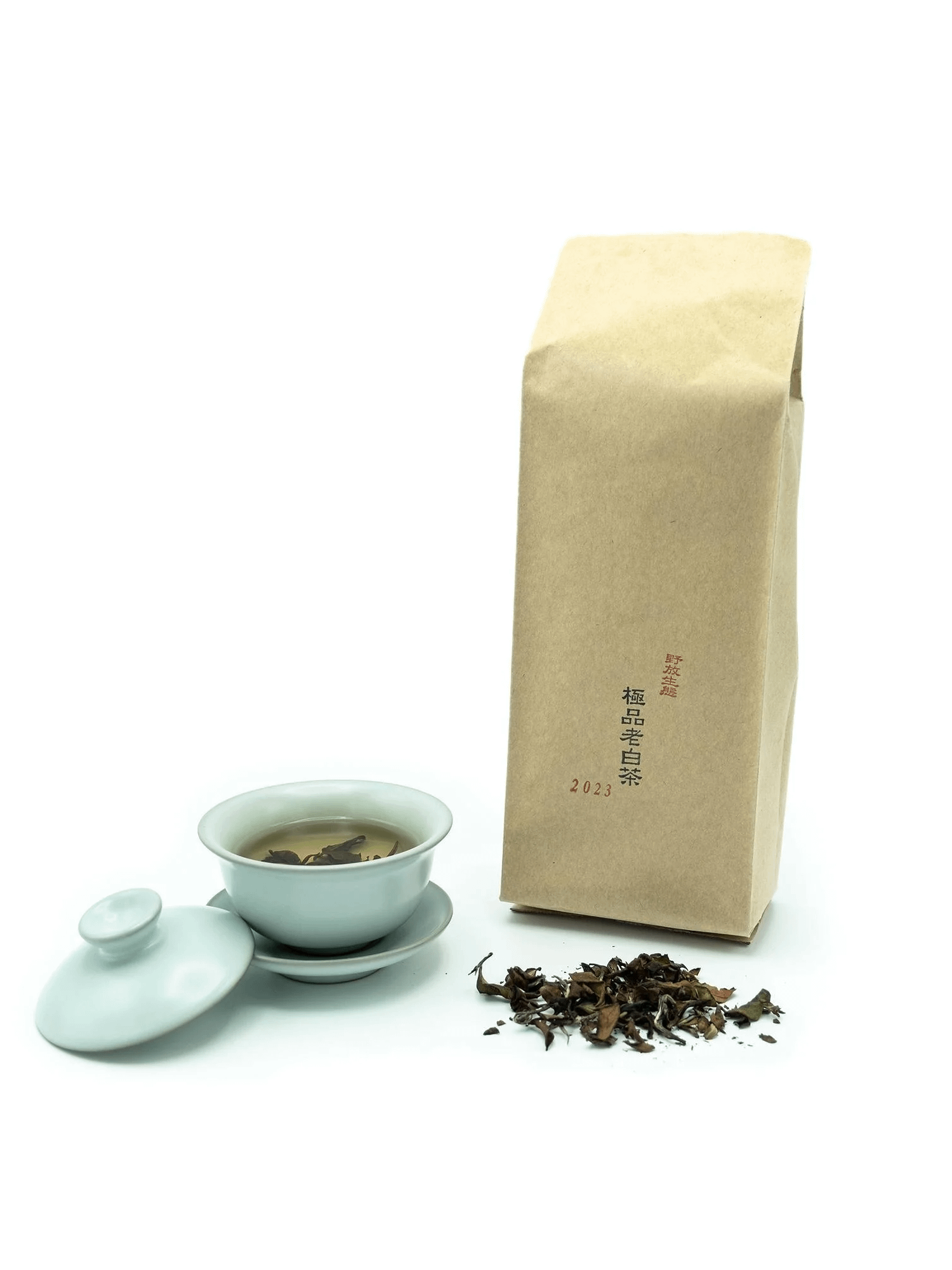 極品茶點組合：極品老白茶一袋＋兩盒蛋捲(青茶蛋捲一盒+咖啡歐蕾蛋捲一盒) product image (4)