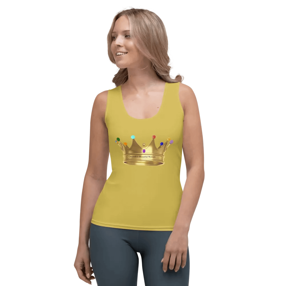 Queendom Beautiful Women Crown Tank Top/Gold (TM) product image (3)