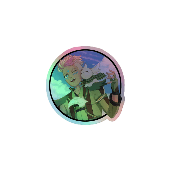 'Inseparable Duo' Holographic Sticker product image (1)