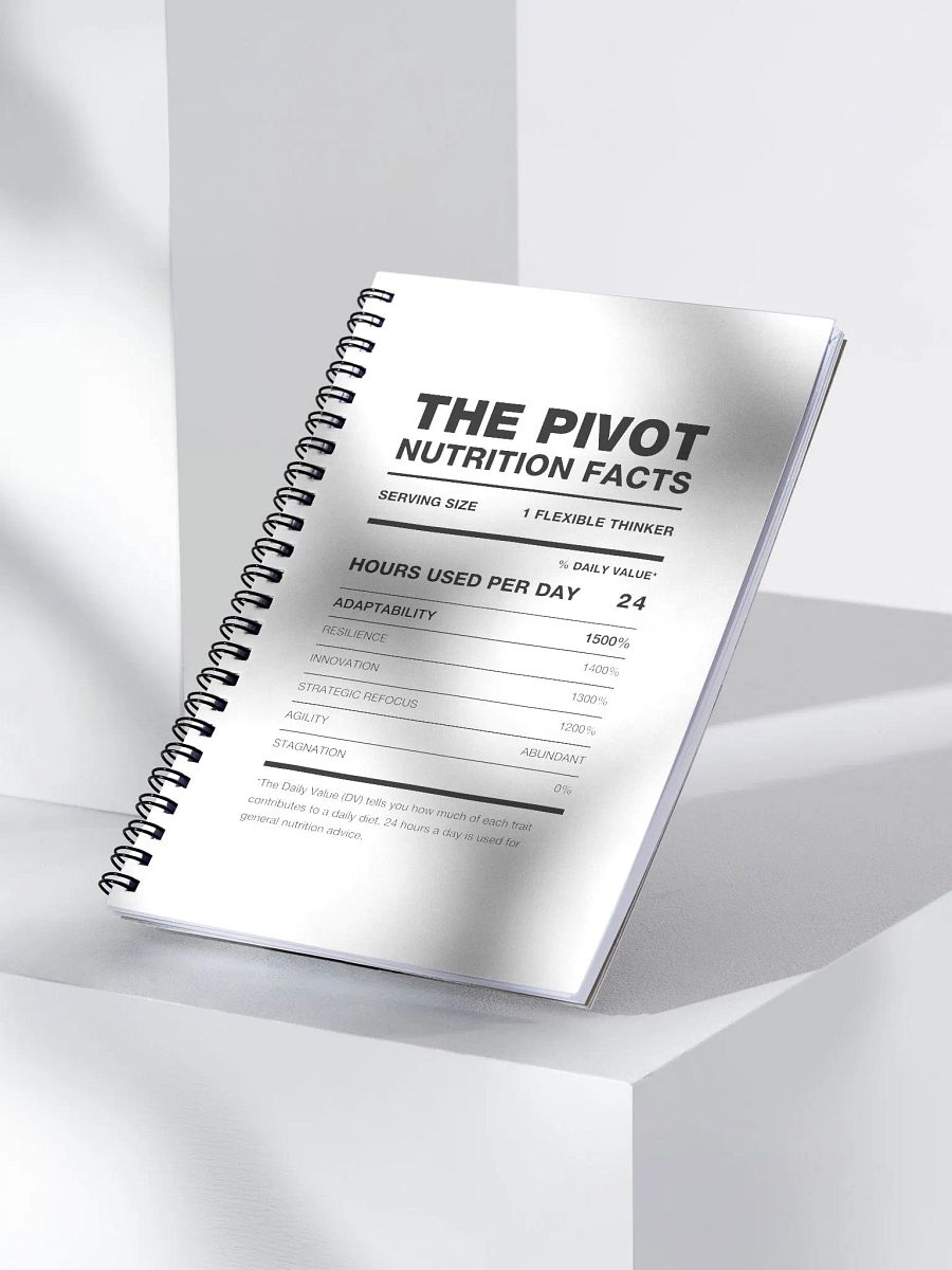 THE PIVOT Nutrition Facts Notebook product image (4)