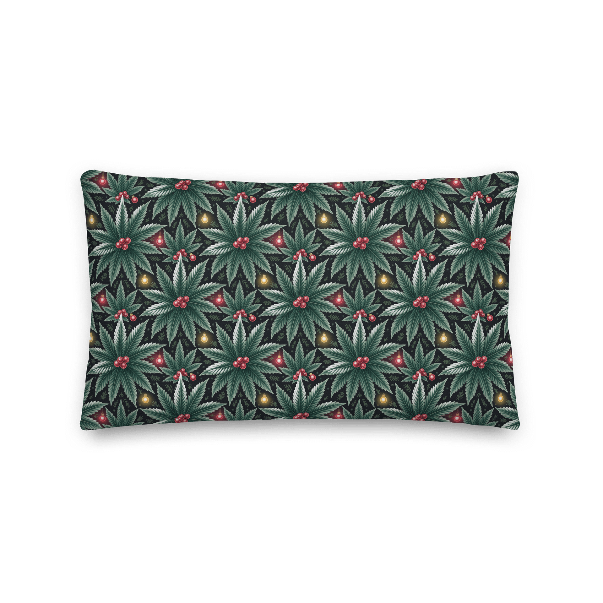 Cannabis - CannaGlow Holly - Design | Premium Throw Pillow product image (3)