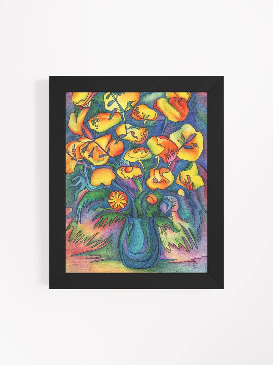 Vibrant Bouquet Framed Matte Poster - Yellow flowers product image (11)