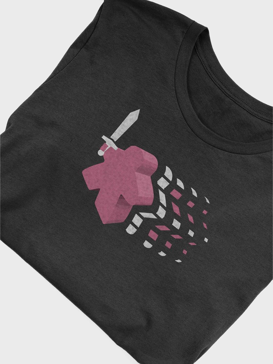 Vaporwave Meeple Shirt, Board Gamer T-shirt, Pink product image (8)