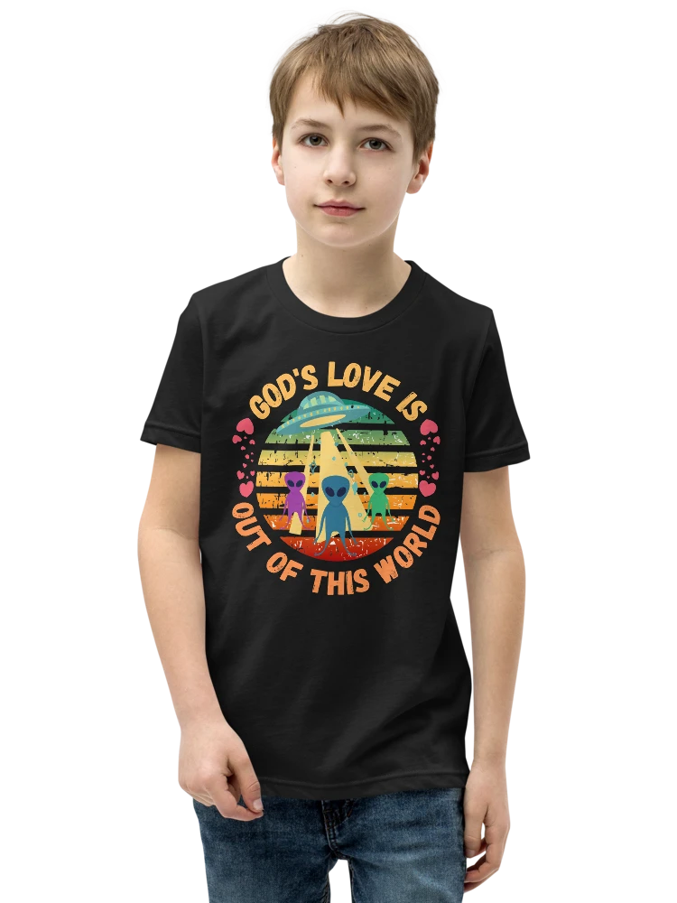 God's Love Is Out Of This World Kids T-Shirt product image (1)