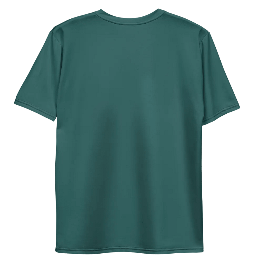 Plain Teal Green Soft Summer Men's Crewneck Polyester Heavyweight Premium T-Shirt by Treasure Pie product image (10)