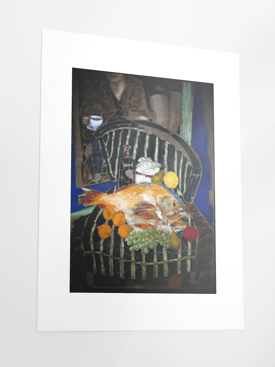 Still Life on Striped Chair 1988 print product image (4)