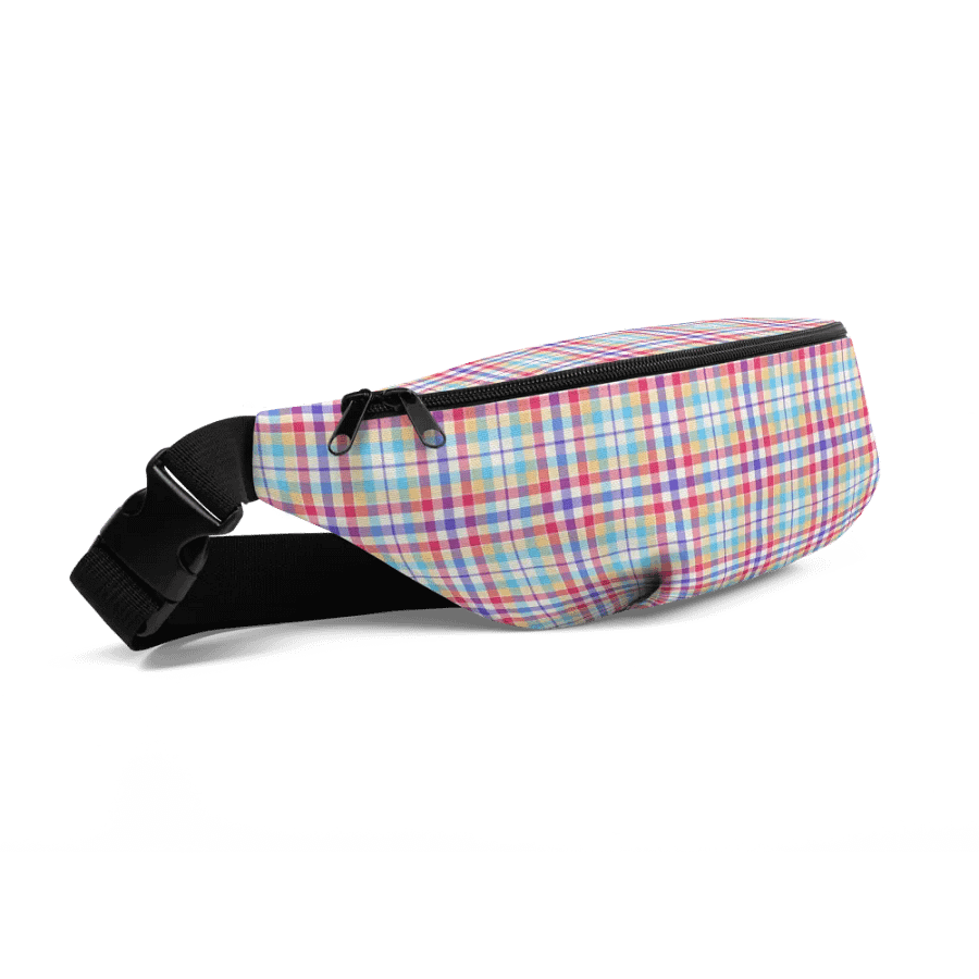 Purple, Pink, and Blue Plaid Fanny Pack product image (3)