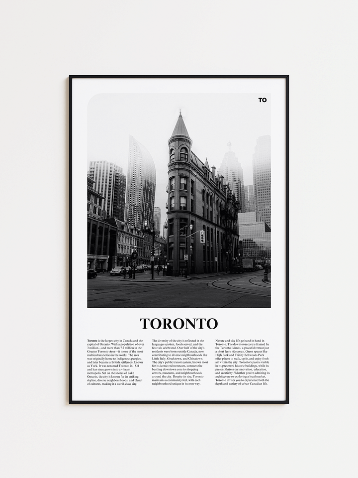Toronto 06 Newspaper Poster product image (1)