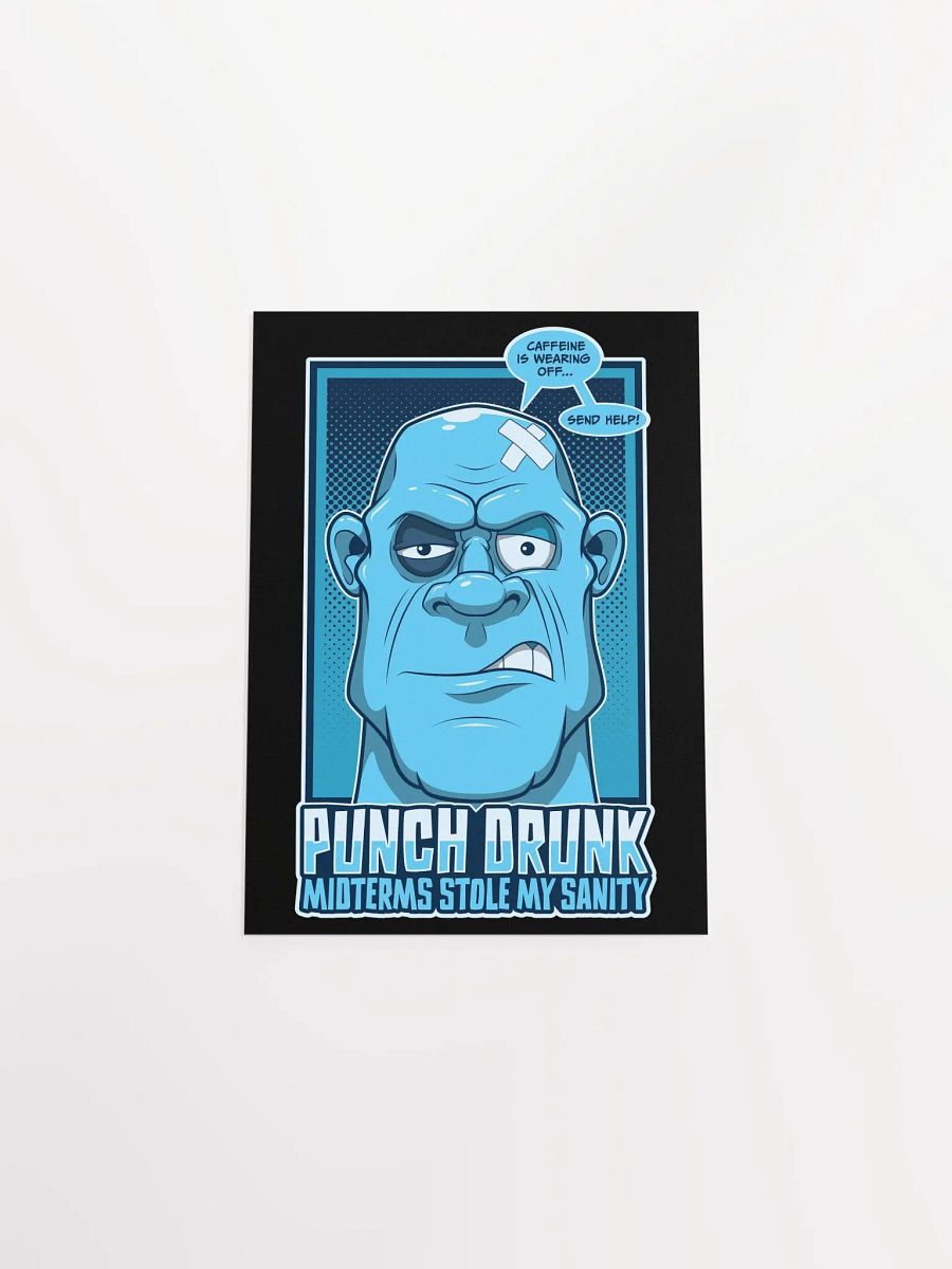 Funny College Poster – Retro Midterms Cartoon Design product image (16)