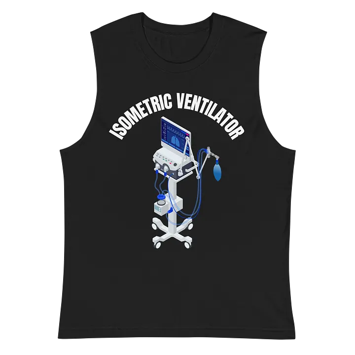 Vitality Ventilator Screen Print Muscle Tank product image (2)