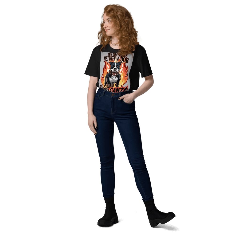 Flaming Love Dog Graphic T-Shirt product image (10)