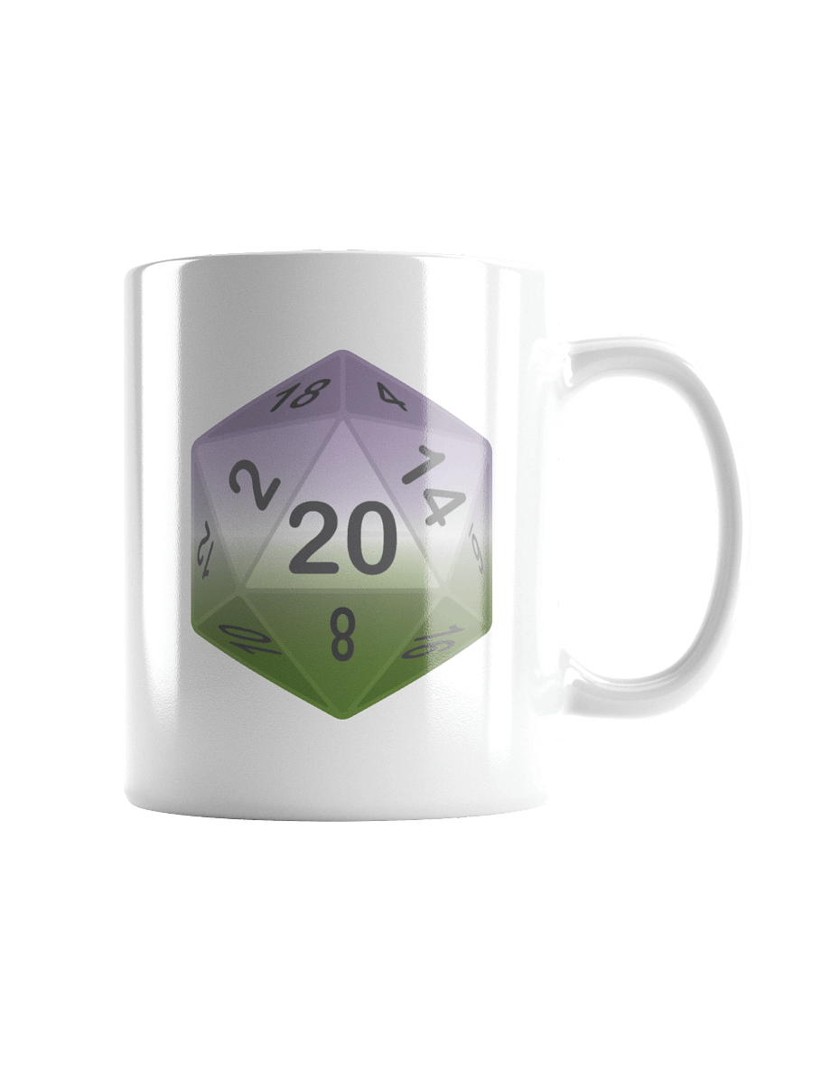Genderqueer Pride D20 Mug product image (2)