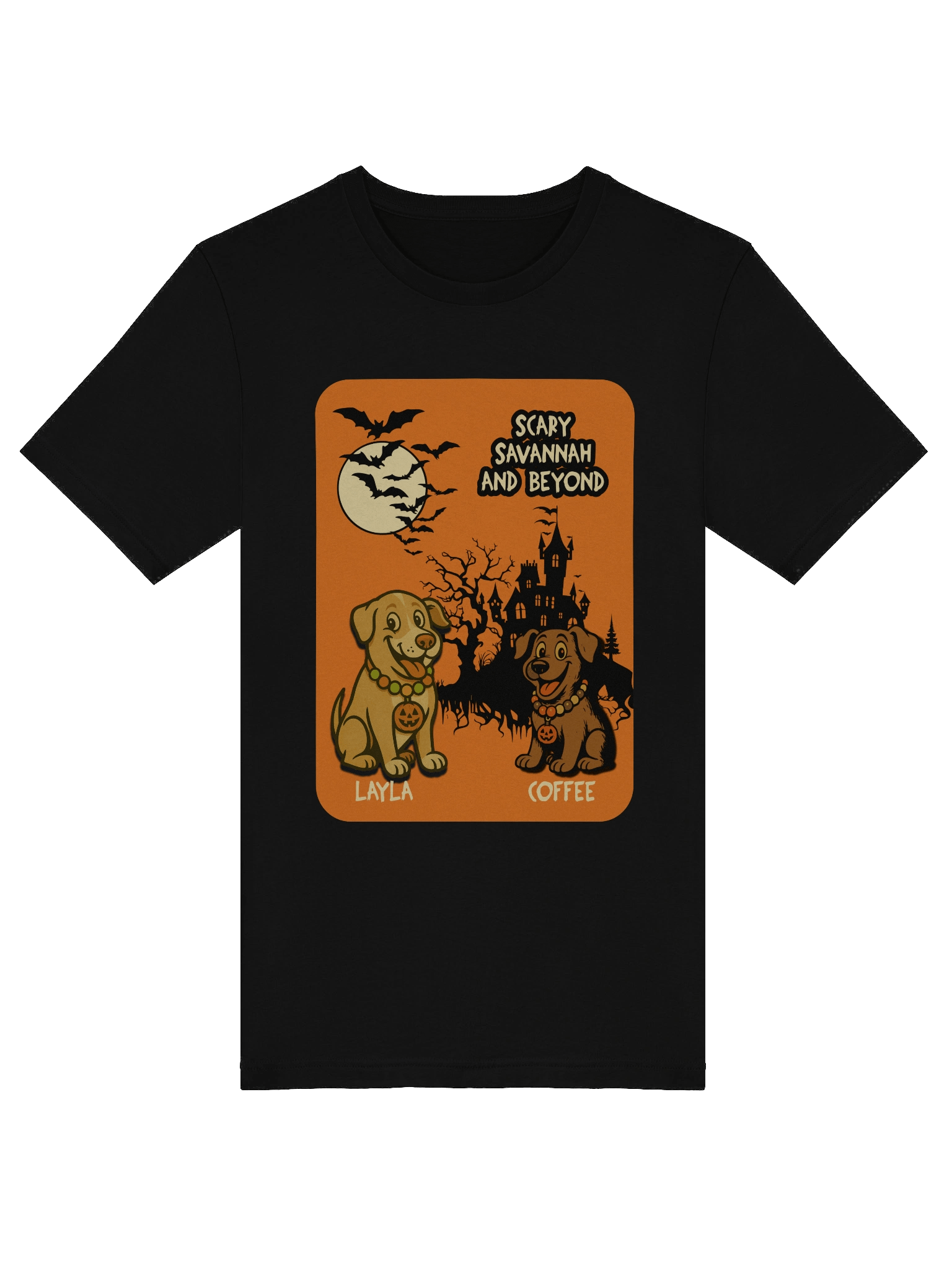 Scary Savannah Layla and Coffee Tee Spooky Season product image (5)