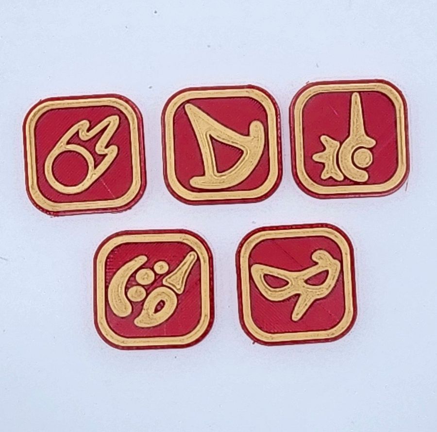 3D Printed Final Fantasy XIV Magnets product image (6)