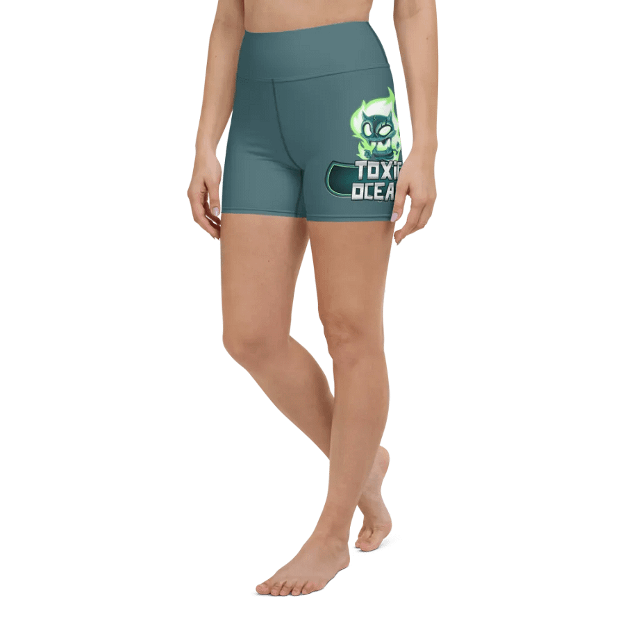 Toxic Ocean High-Waisted Surf Shorts product image (4)