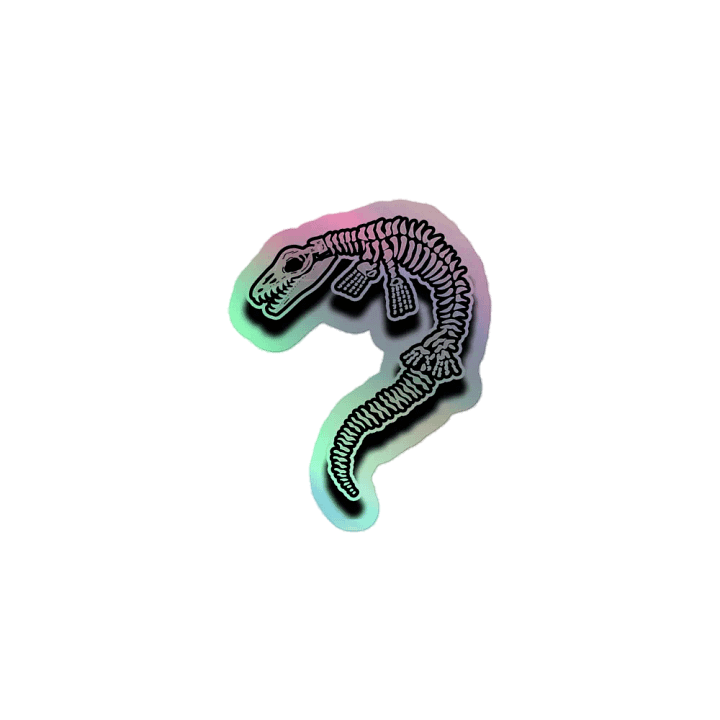 Mosasaur Holographic Sticker Sheet product image (1)