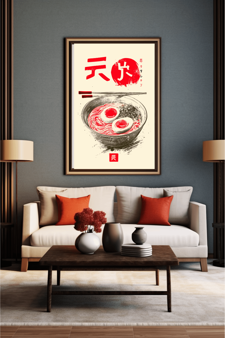 Ramen Nirvana Matte Unframed Wall Art Paper Canvas product image (18)