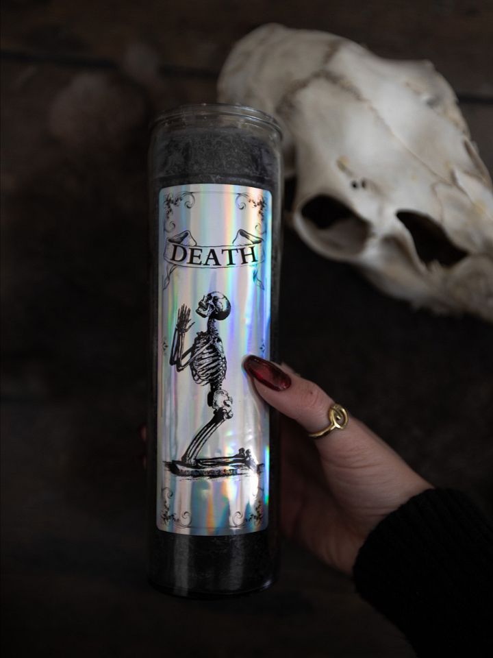 "Death" Candle Sticker product image (2)