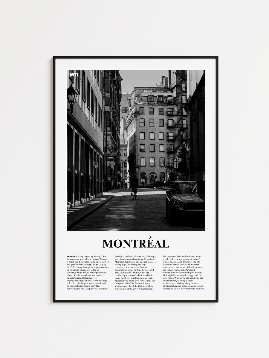 Montreal 04 Newspaper Poster product image (1)