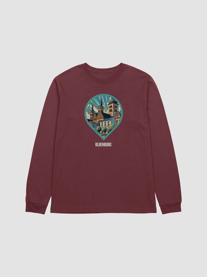 Bella+Canvas Supersoft Long Sleeve T-Shirt | AI Design Oldenburg city product image (2)