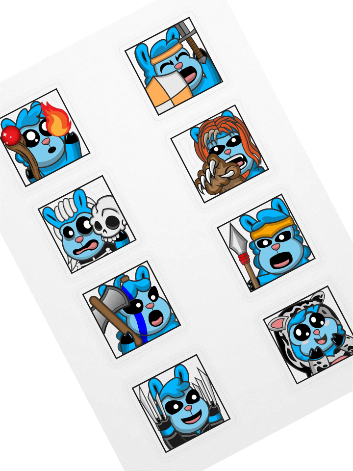 MrLlamaSC Sticker Sheet product image (1)