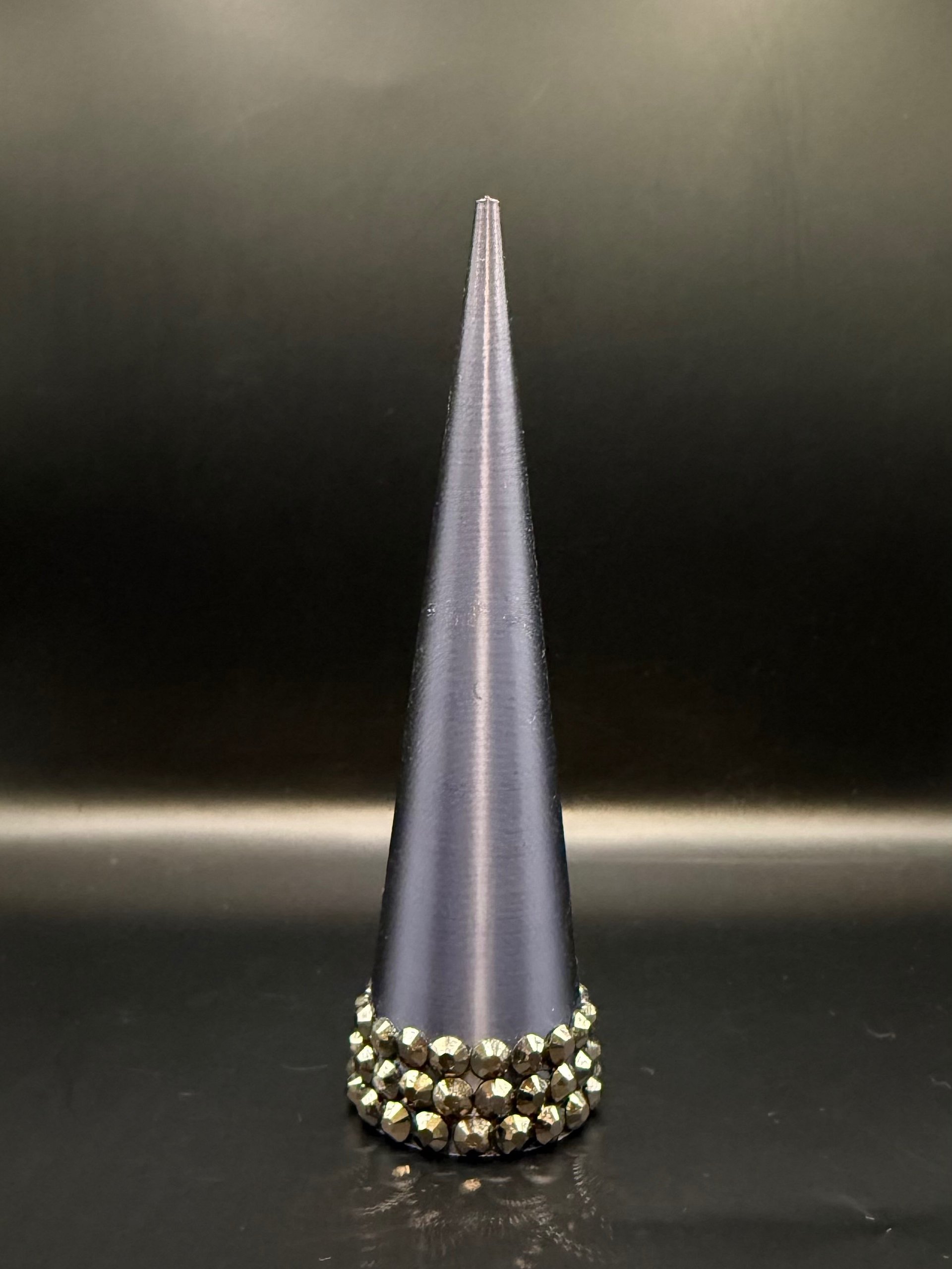 Silk Black 3D Printed Ring Cones product image (1)