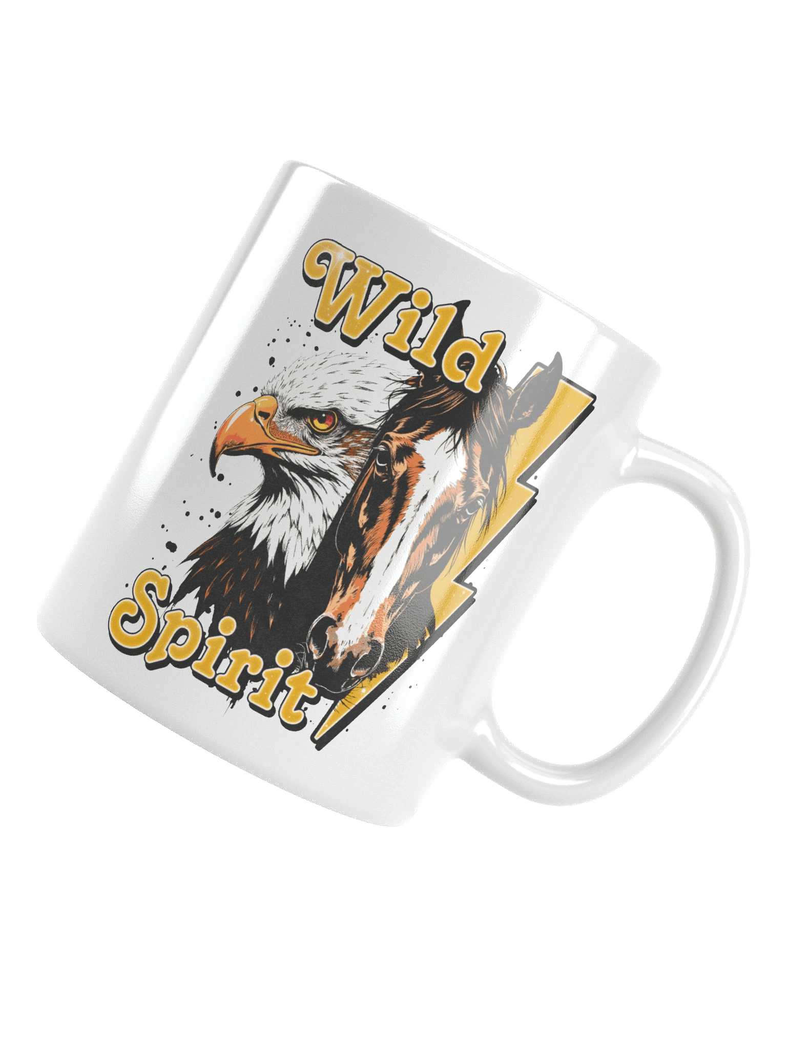 The "Wild Spirit" Eagle & Horse Mug product image (5)