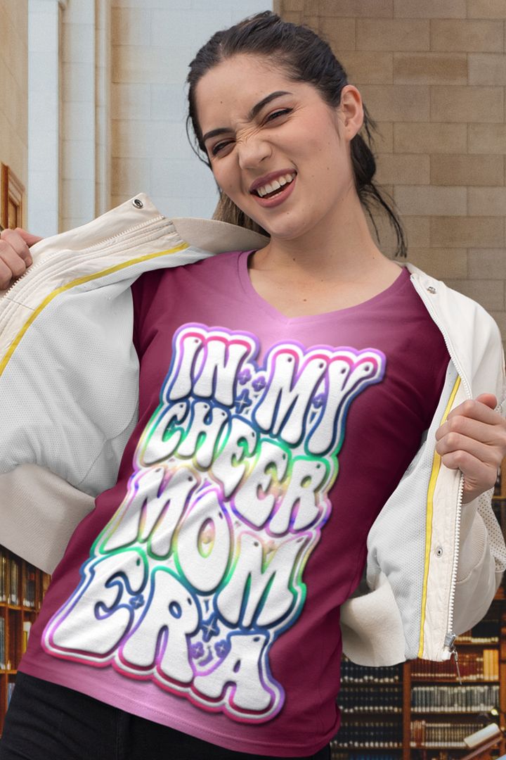 My Cheer Mom Era All Over Print T-shirt product image (1)