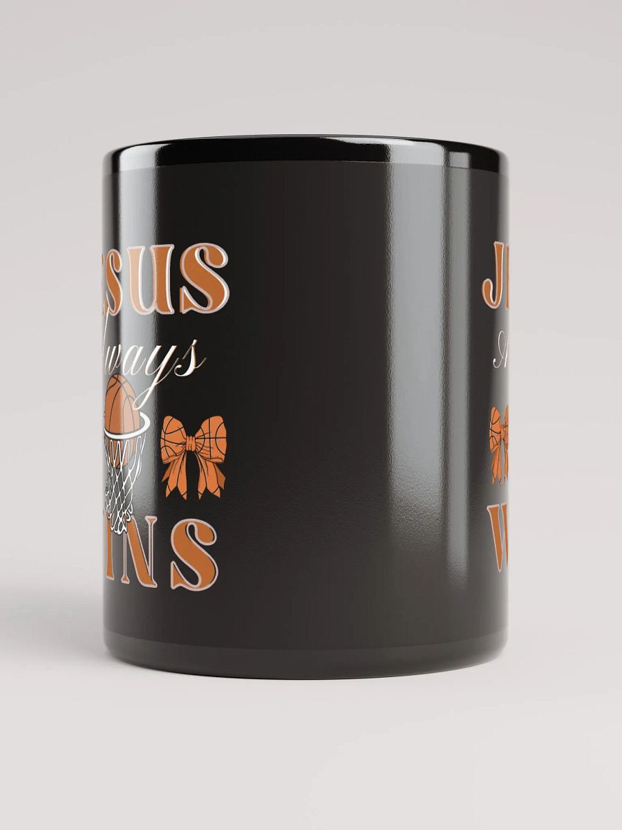 Jesus Always Wins Basketball Ceramic Mug product image (5)