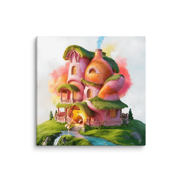Watercolour Fairy House Art - v7 product image (1)