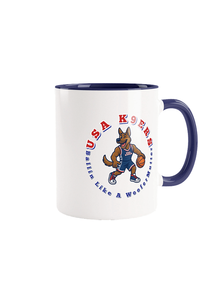 German Shepherd USA K9ERS Basketball Mug product image (2)