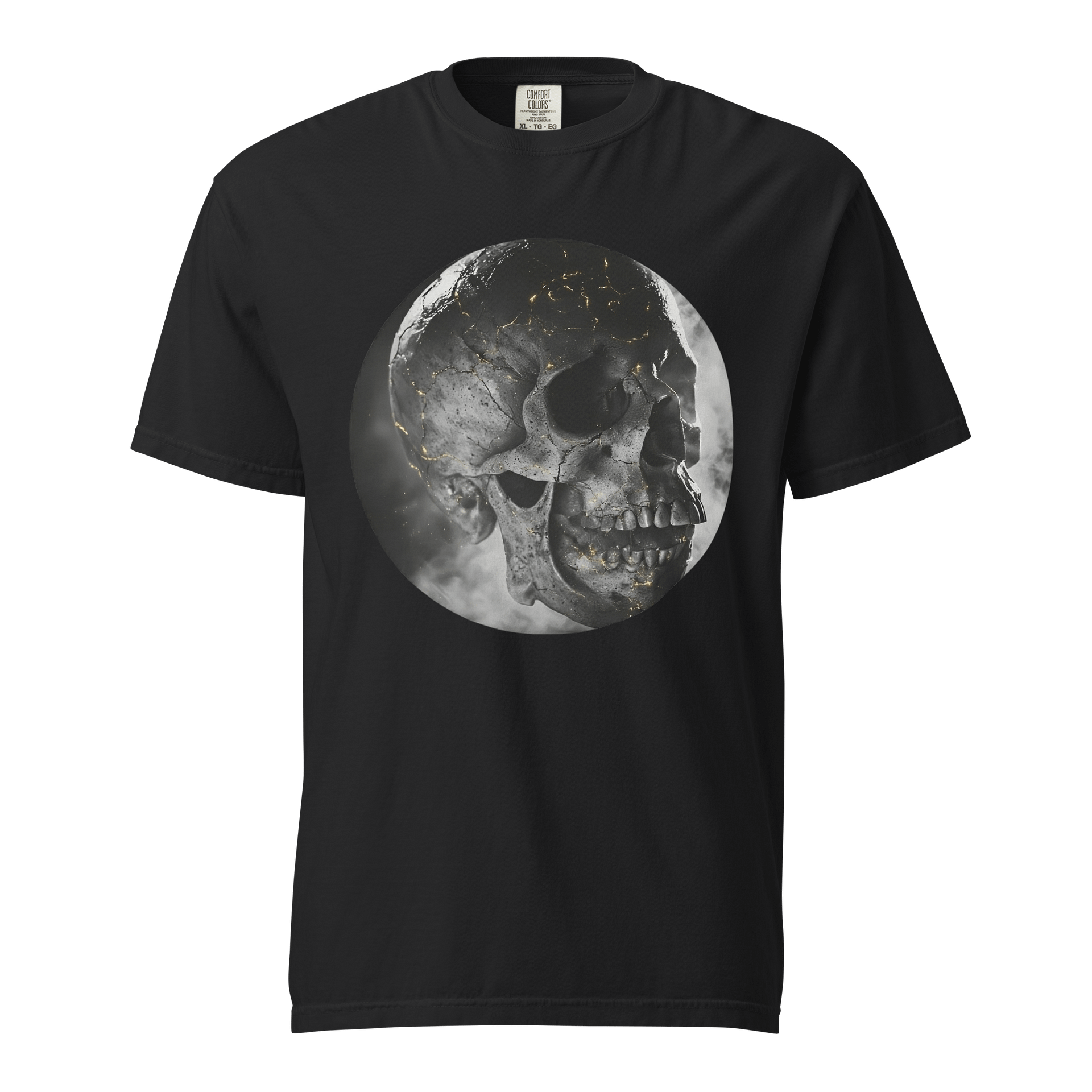 Golden Veins Skull T-Shirt product image (1)