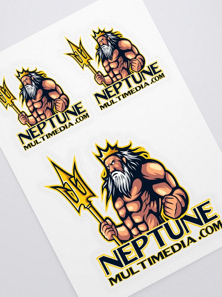 Neptune Multimedia 3 Pack Stickers product image (1)