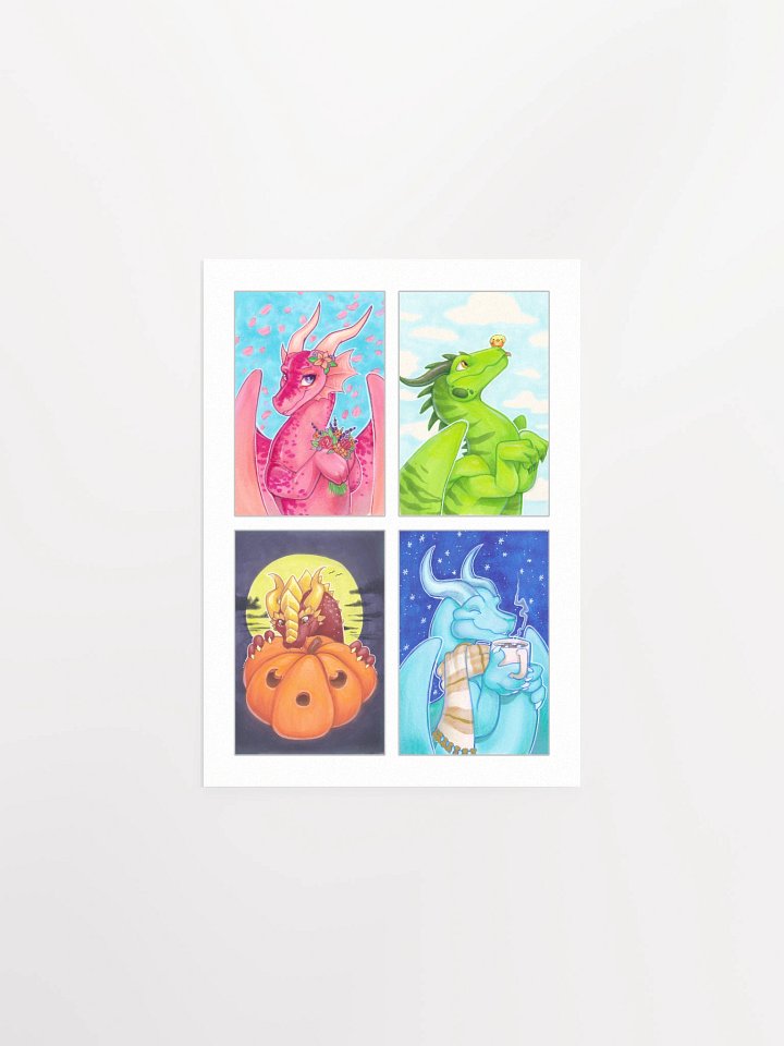 "Four Seasons of Dragon" Print product image (2)
