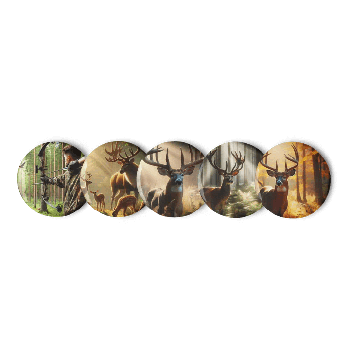 Forest Archer Pin Button Set product image (3)