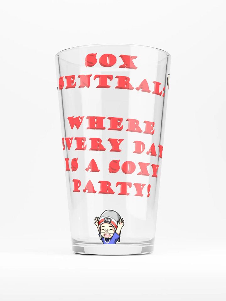 The Soxy Party Pint Glass product image (1)