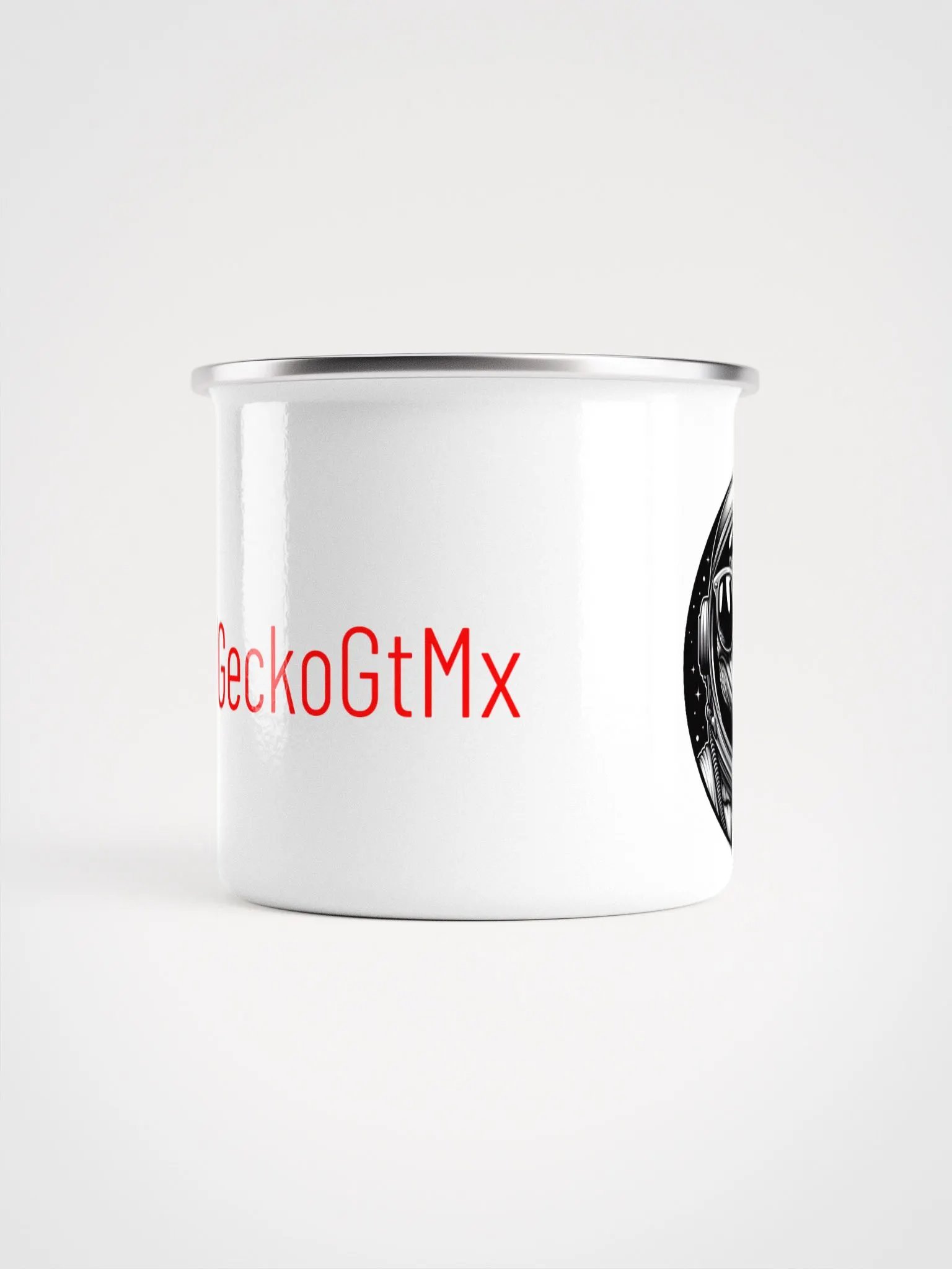 Space Gecko Enamel Mug product image (2)