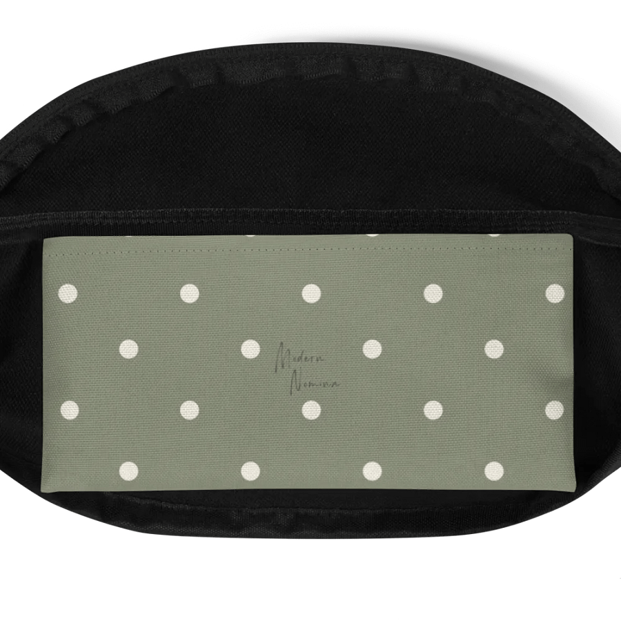 Green with Cream Dots Fanny Pack product image (5)