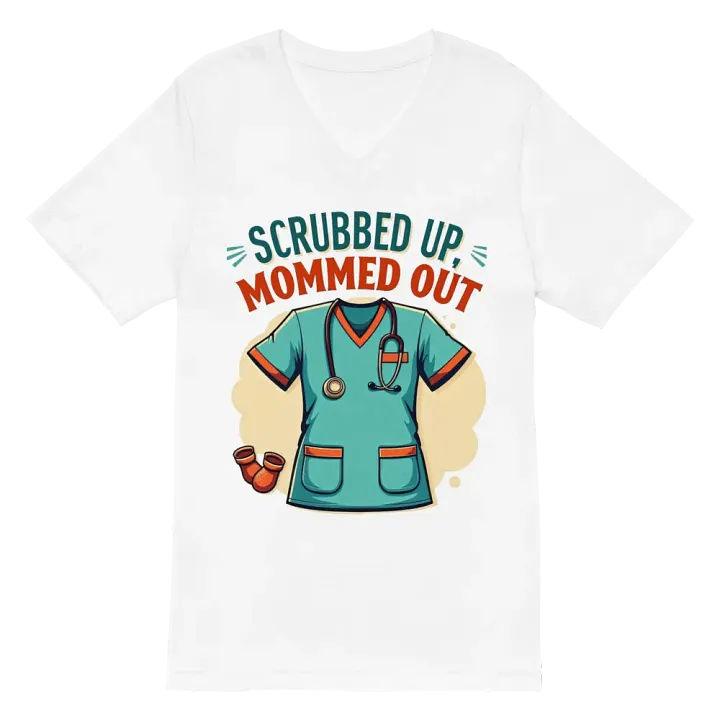 Mom med Out Medic V-Neck Tee product image (6)