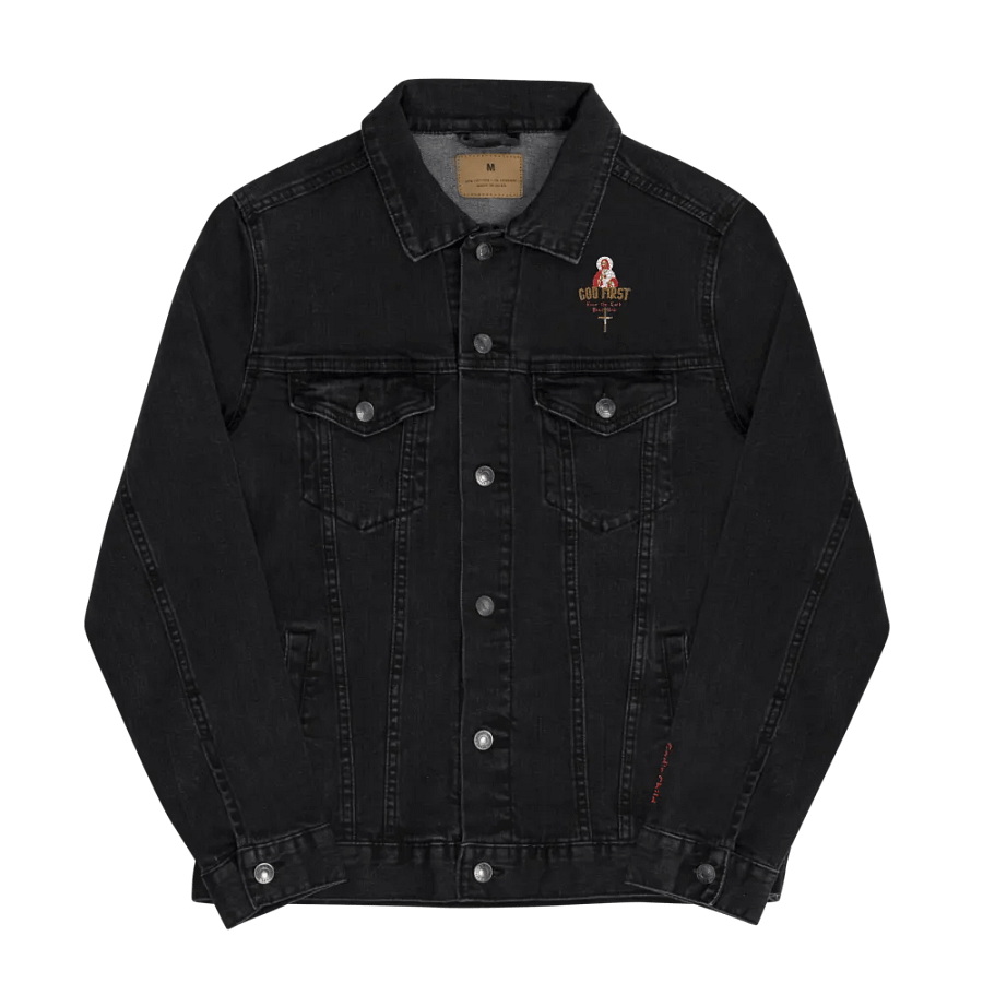 Divine Denim: GOD FIRST Jacket product image (7)