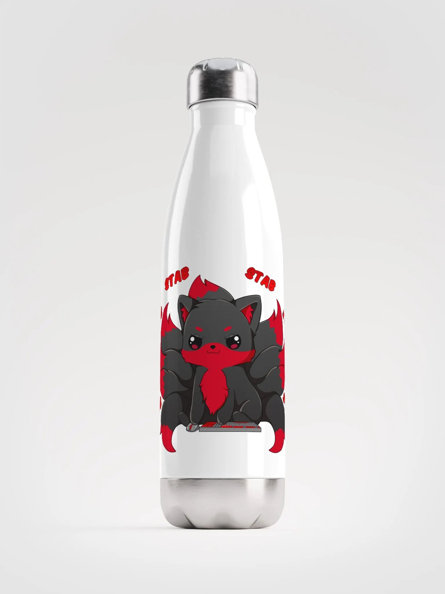Nightblade Fox Stainless Steel Water Bottle product image (1)