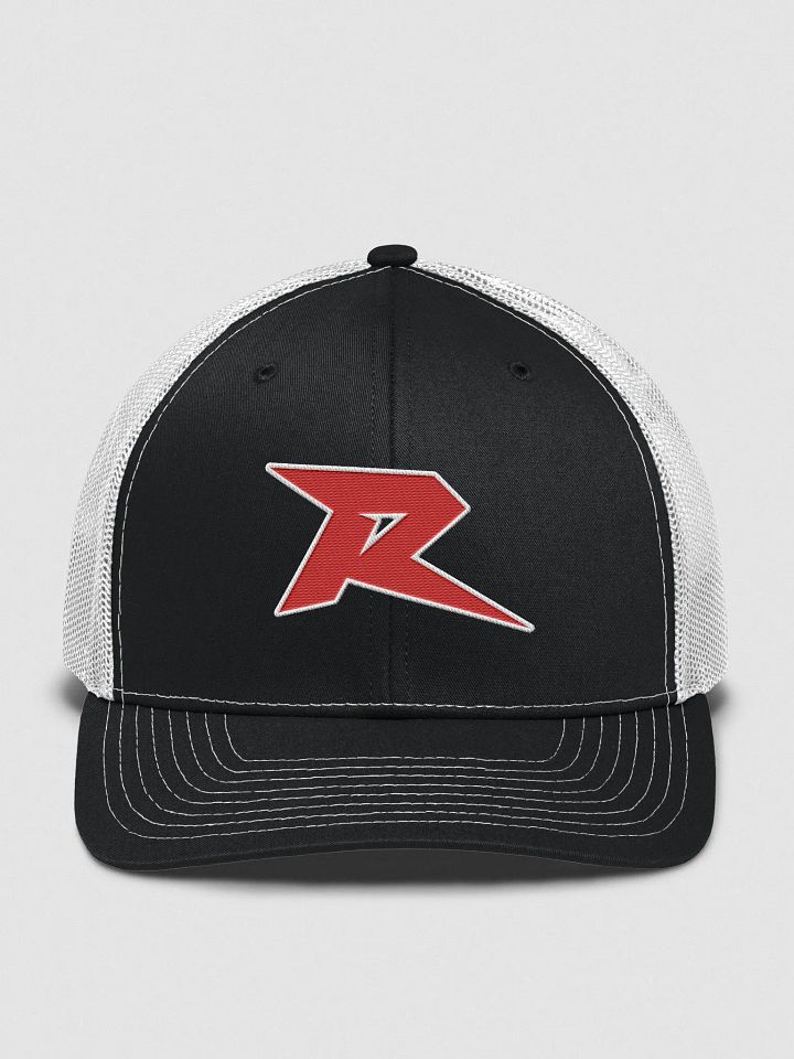 RED BEARD LOGO TRUCKER HAT (White/Black) product image (1)