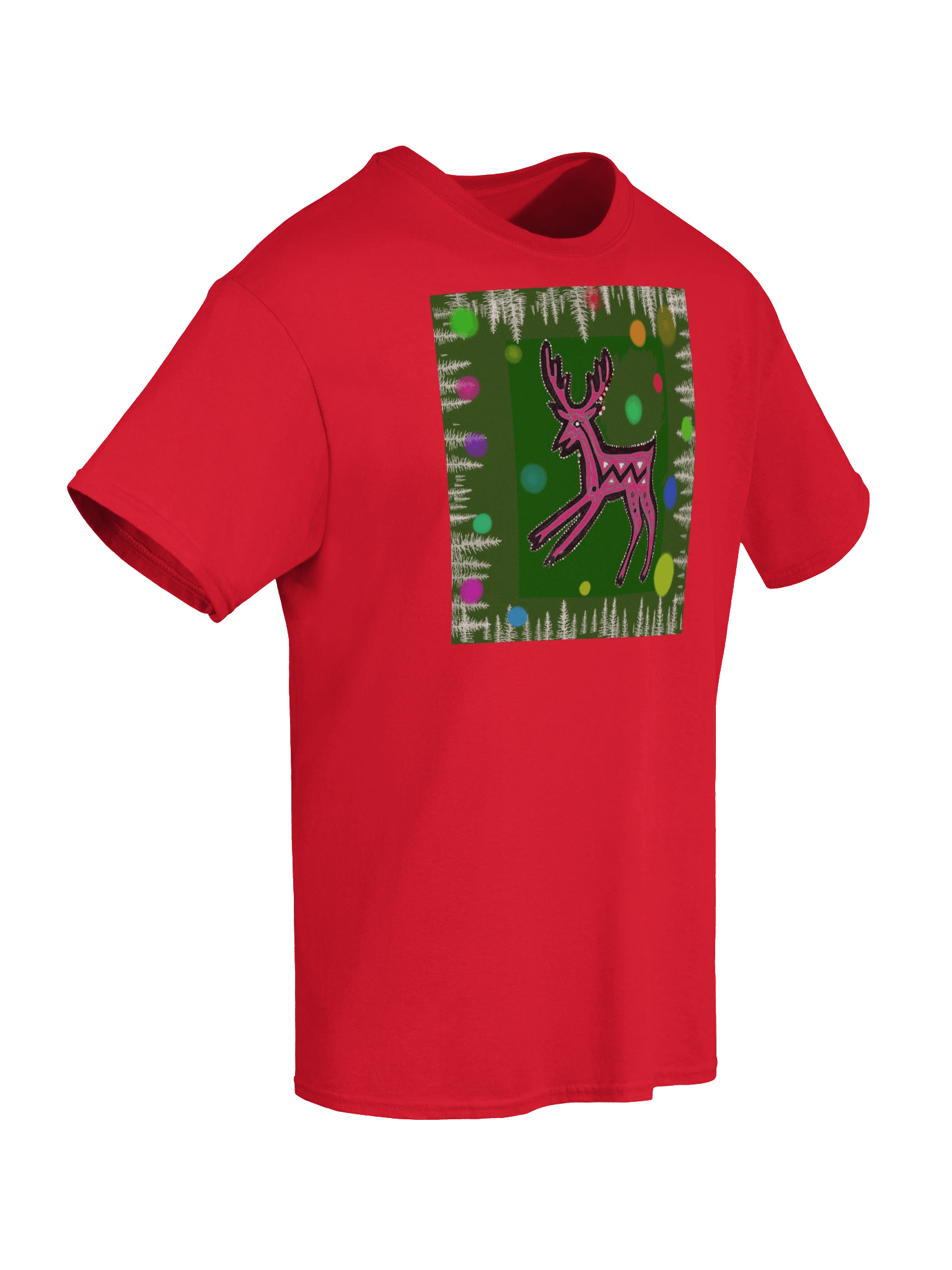 ArtTee 'Happy Holiday Deer' December '25 Tee of the Month product image (16)