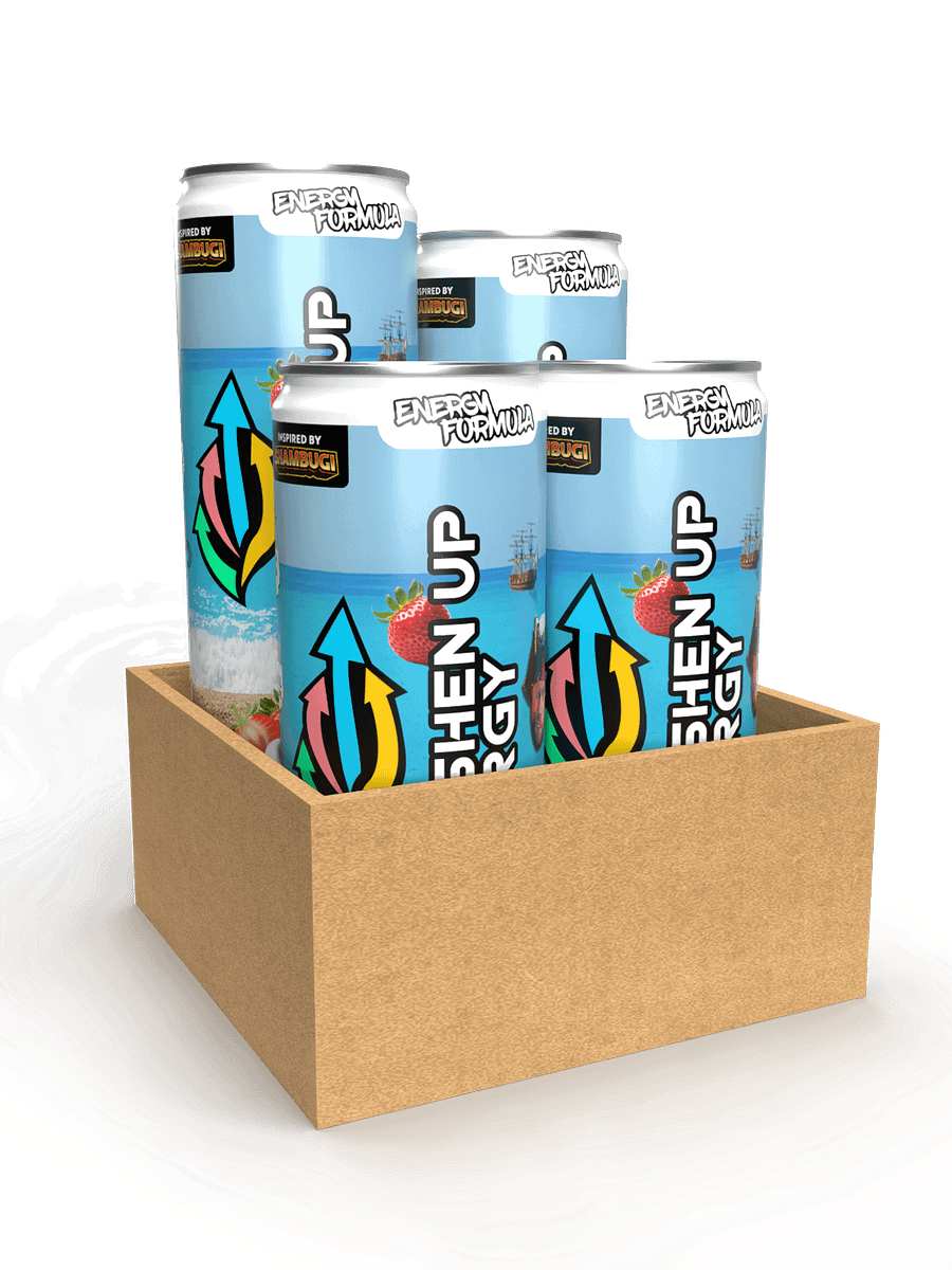 Bugi Blast Freshen Up Energy 4-Pack Cans Gift (US & Canada Shipping Only!) product image (1)