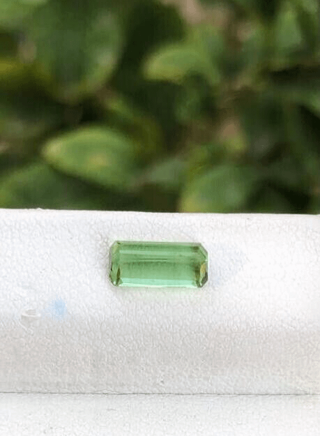 TOURMALINE GREEN COLOR EMERALD CUT FOR RING FATHER'S DAY GIFT, 1.10 CARATS product image (2)