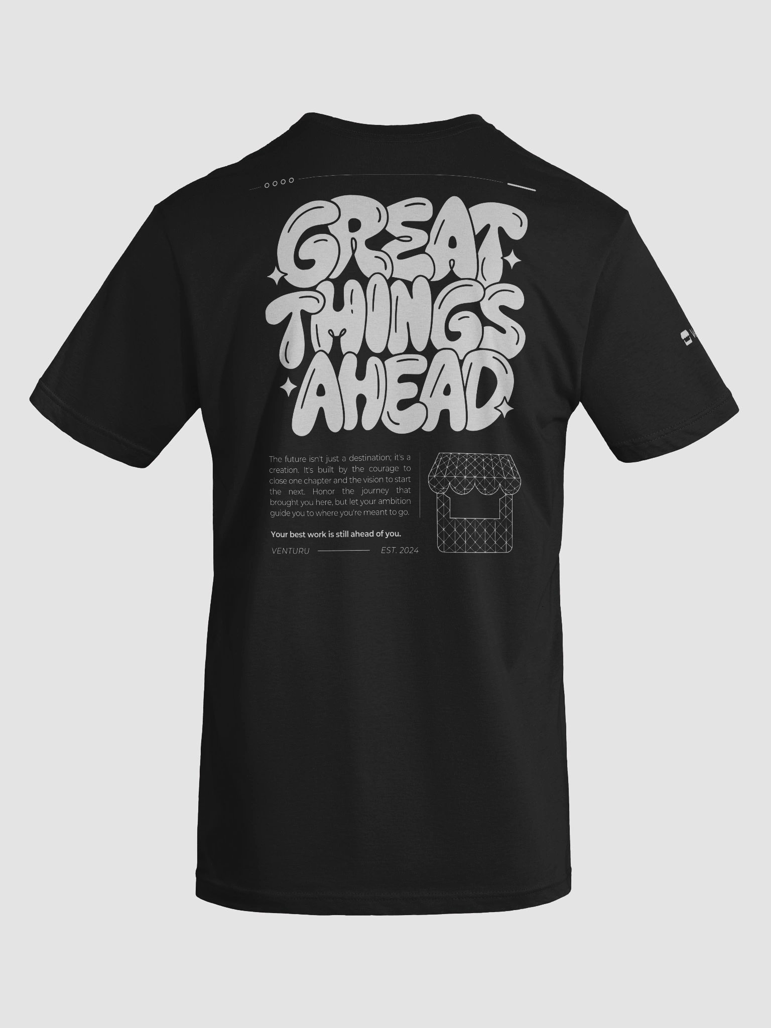 Great Things Ahead Dark Tee product image (10)