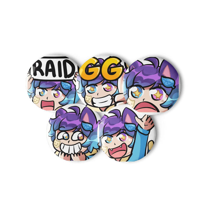 Emote Pins Set 1 product image (2)