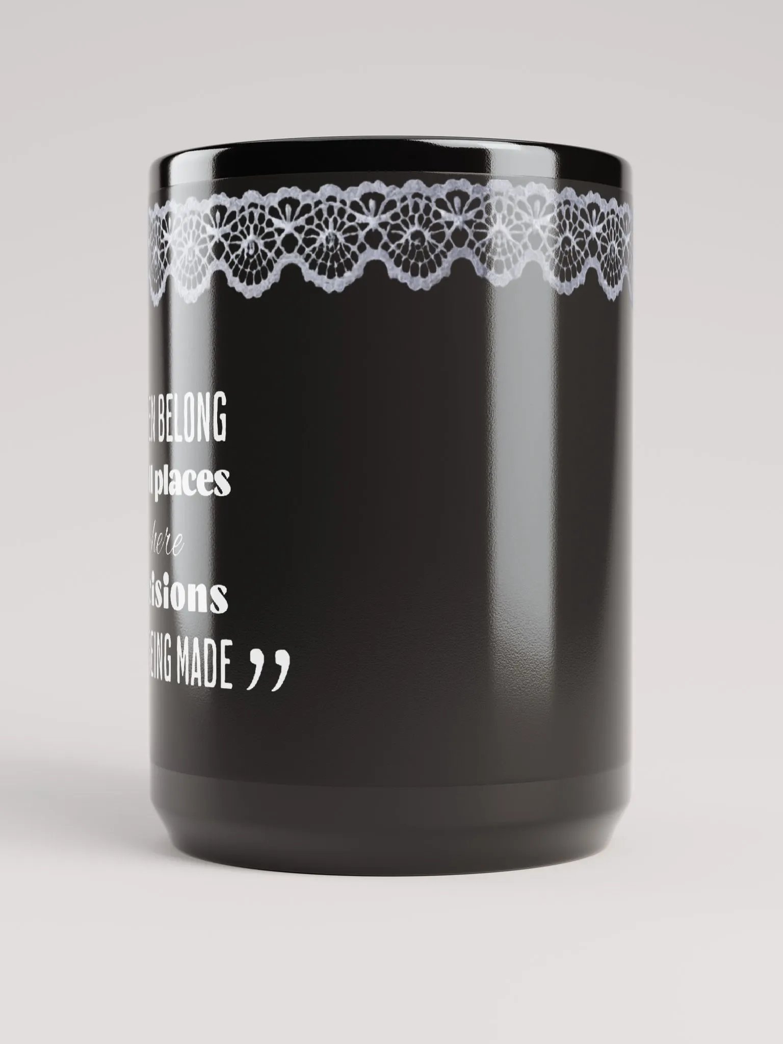 Notorious RBG Black Ceramic Mug, 15 oz product image (5)