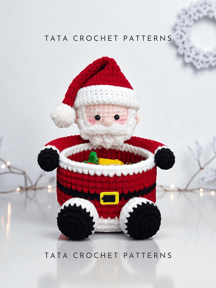 PDF Pattern -♡- Crochet Santa Claus Basket product image (2)