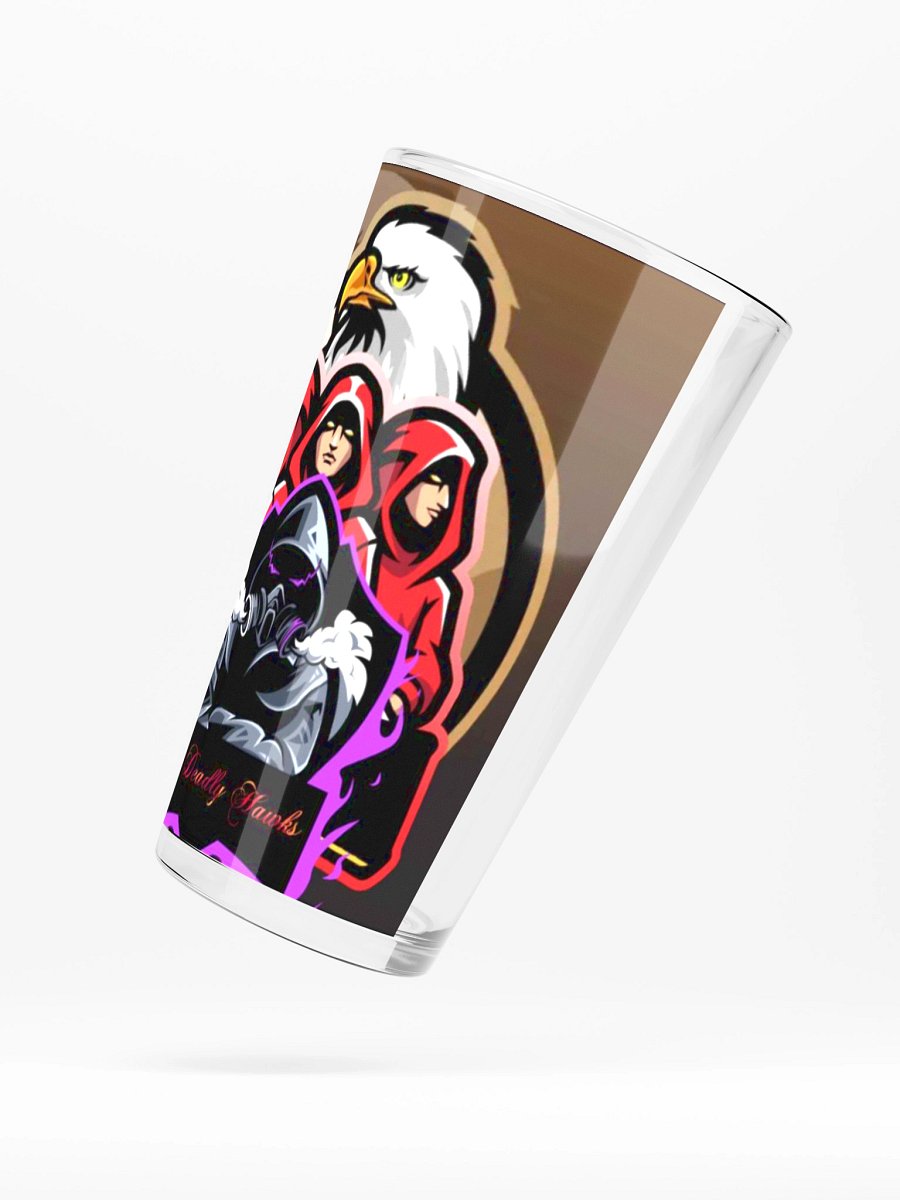deadly hawks pint glass product image (5)